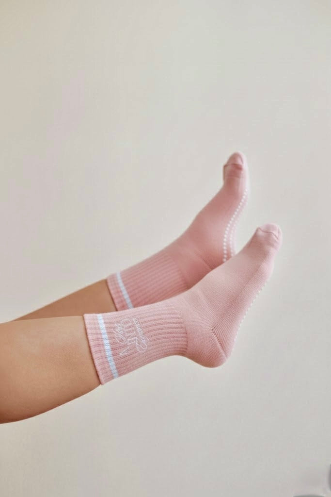 The Blush - Chaussettes Antidérapantes de Pilates Allure Community