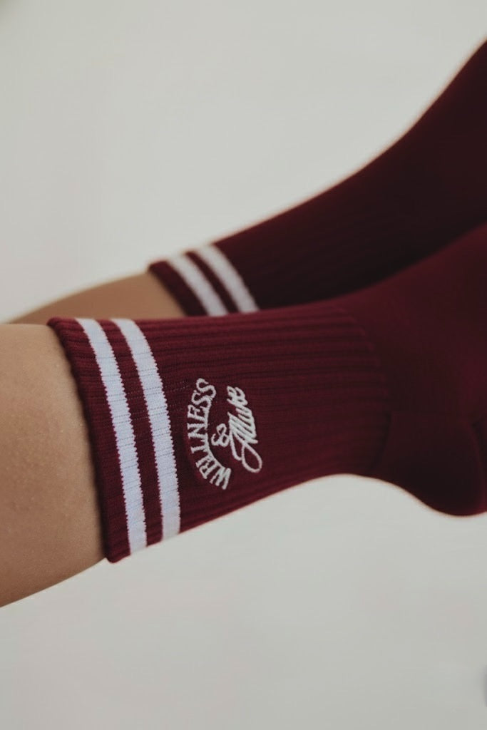 The Velvet - Chaussettes Antidérapantes de Pilates Allure Community