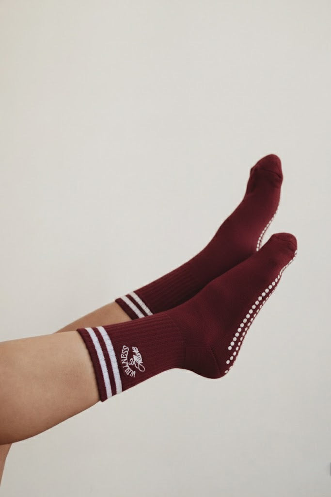 The Velvet - Chaussettes Antidérapantes de Pilates Allure Community