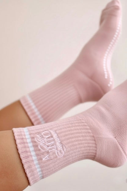 The Blush - Chaussettes Antidérapantes de Pilates Allure Community
